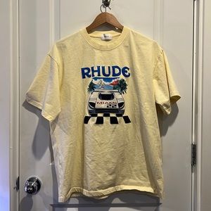Rhude Miami ‘22 Shirt - Large - Yellow